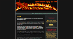 Desktop Screenshot of firecirclechants.com